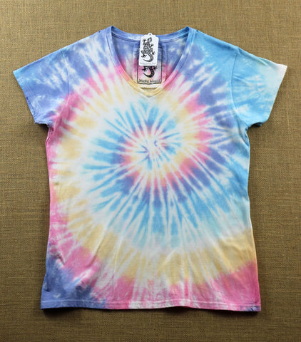 Tie Dye Women's V-Neck (Snug) Size 2XL #016