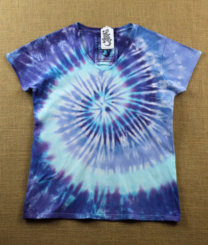 Tie Dye Women's V-Neck Size (Snug) 2XL #015