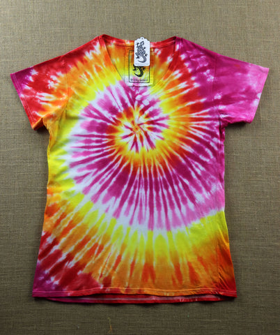 Tie Dye Women's V-Neck (Snug) Size 3XL #03