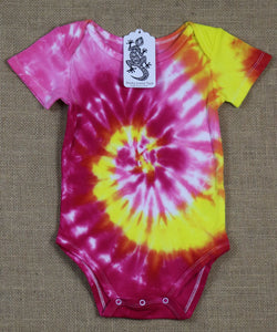 Tie Dye Baby Onesie Size 1.5 #012