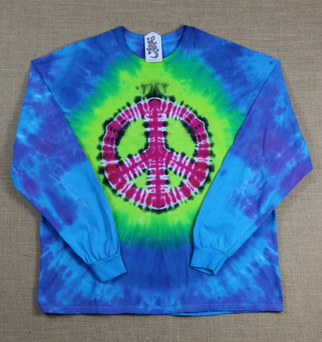 Tie Dye Unisex Long Sleeve Tee Size 2XL #020