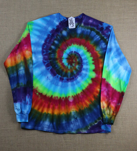 Tie Dye Unisex Long Sleeve Tee Size XL #013