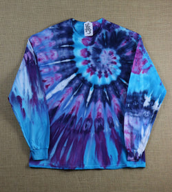 Tie Dye Unisex Long Sleeve Tee Size XL #011