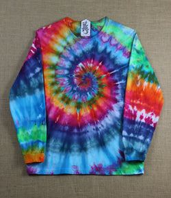 Tie Dye Unisex Long Sleeve Tee Size L #017