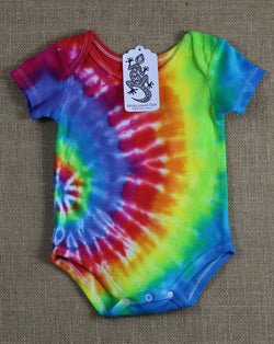 Tie Dye Baby Onesie Size 0 #012