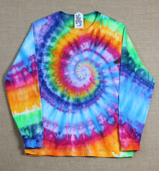 Tie Dye Unisex Long Sleeve Tee Size Medium #012