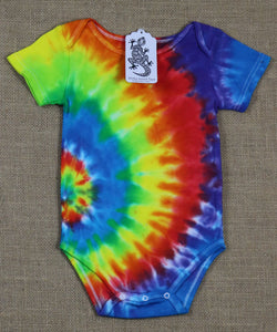 Tie Dye Baby Onesie Size 1.5 #07