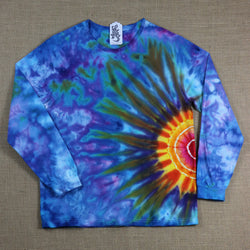 Tie Dye Unisex Long Sleeve Tee Size L #019