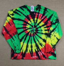Tie Dye Unisex Long Sleeve Tee Size 2XL #021