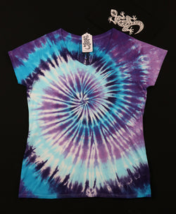 Tie Dye Women's V-Neck (Snug) Size 2XL #016