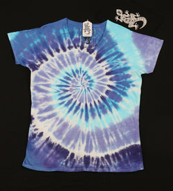 Tie Dye Women's V-Neck (Snug) Size 3XL #09