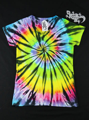 Tie Dye Women's V-Neck (Snug) Size XL #03